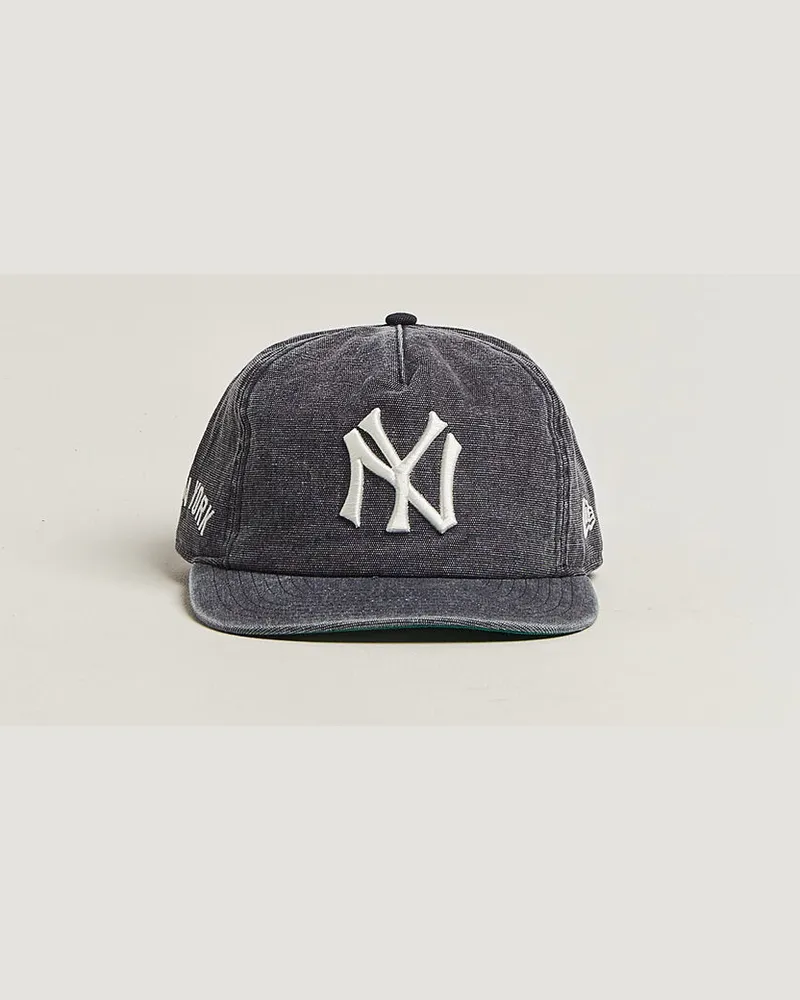 New Era 9Twenty Washed Cotton Cap Grey New York Yankees Grau