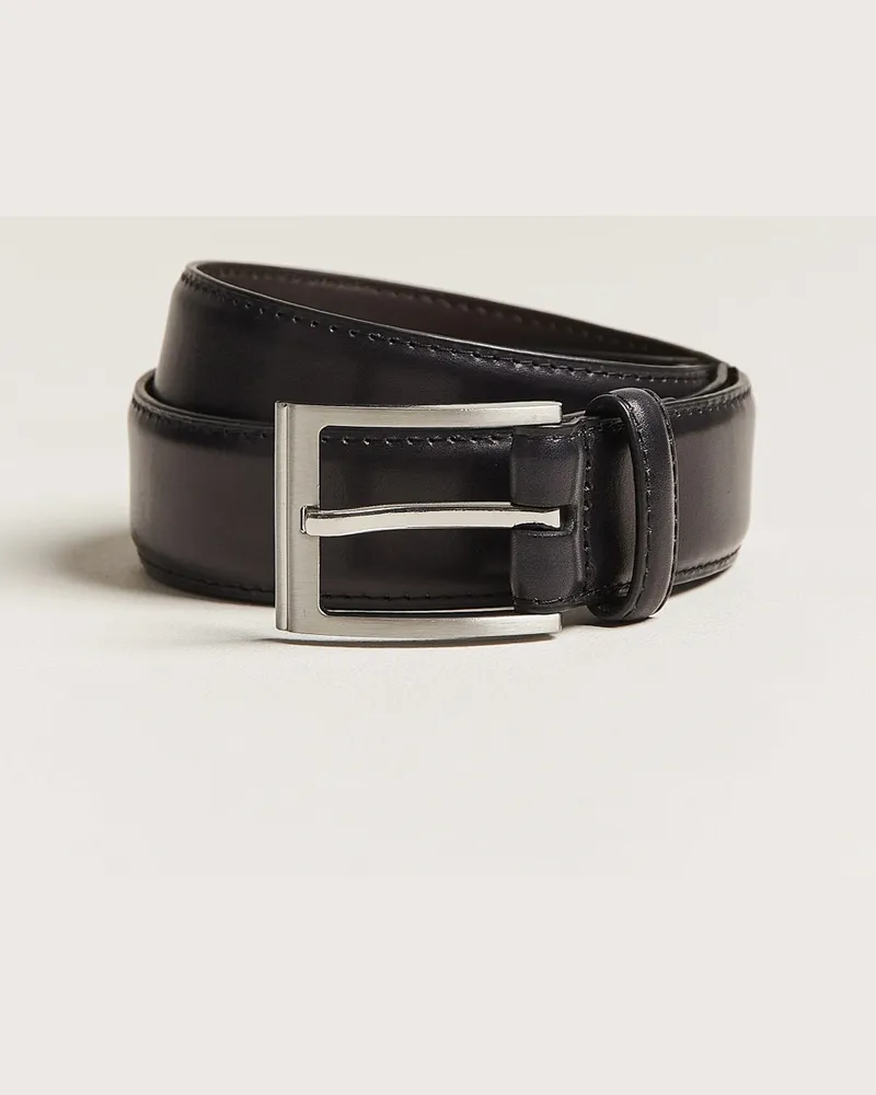 Loake 1880 Philip Leather Belt Black Schwarz