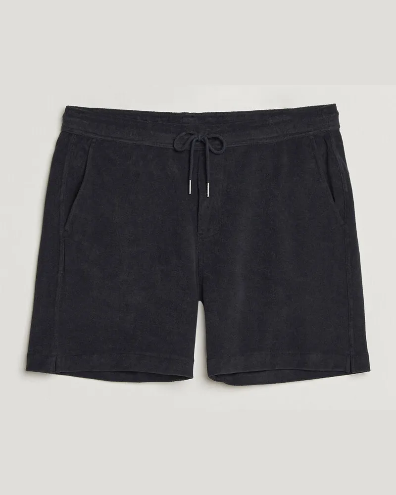 Morris Delon Terry Shorts Navy Blau