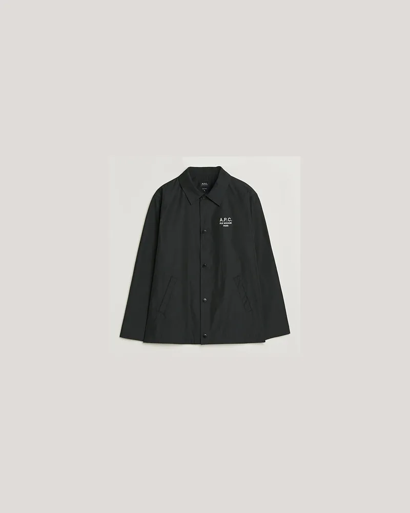 A.P.C. Rue Madame Coach Jacket Black Schwarz
