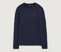 Cotton Cable Pullover Hunter Navy