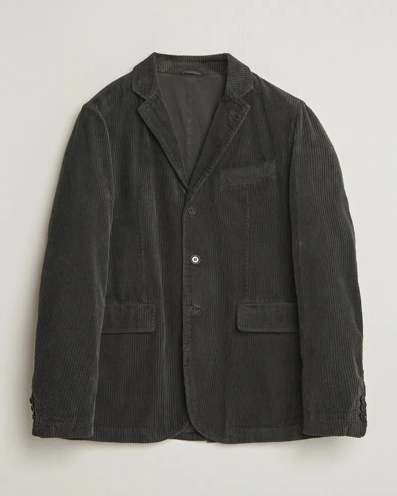 ASPESI Corduroy Blazer Dark Brown Braun