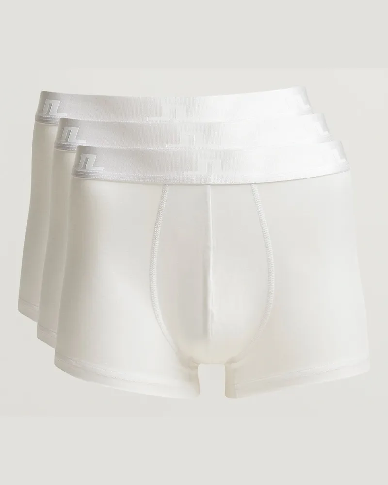 J.Lindeberg 3-pack Bridge Lyocell Boxer White Weiß