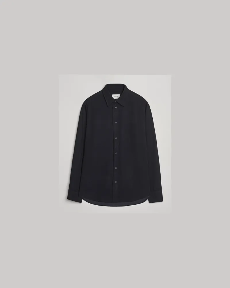 NN 07 Colby Shirt Black Schwarz