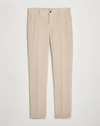 Incotex Slim Fit Leisure Cord Slacks Light Beige