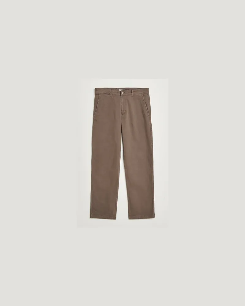 NN 07 Aden Regular Fit Chinos Mable Husk Grün