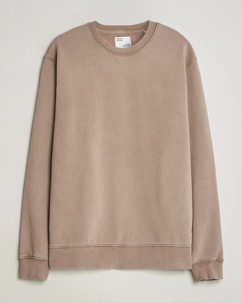 COLORFUL STANDARD Classic Organic Crew Neck Sweat Faded Khaki Beige
