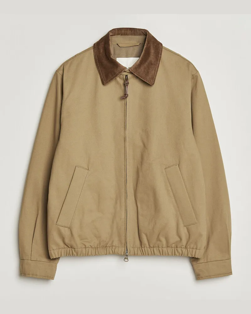 Gant Moleskin Harrington Jacket Light Taupe Beige