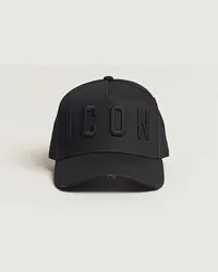 Dsquared2 Icon Baseball Cap Black/Black Schwarz