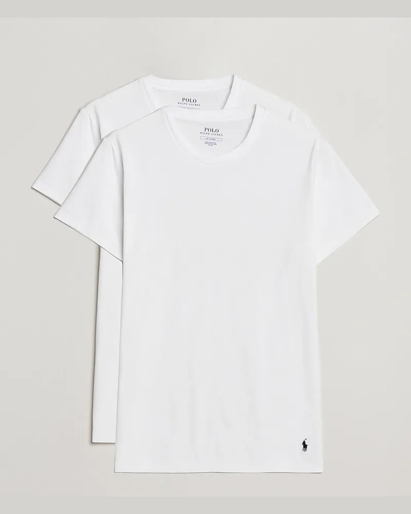 Ralph Lauren 2-Pack Cotton Stretch T-Shirt White Weiß