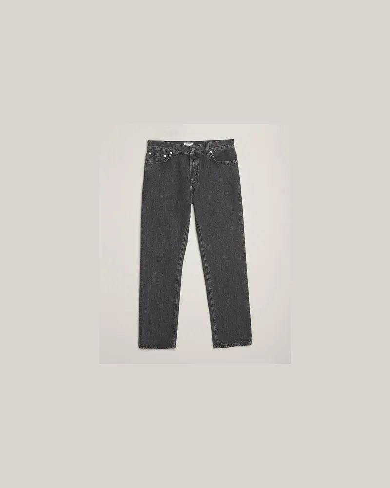 Filippa K Tapered Cropped Jeans Washed Black Schwarz