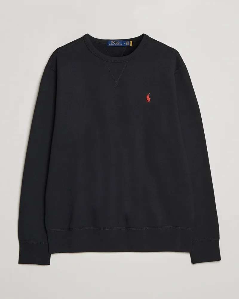 Ralph Lauren Crew Neck Sweatshirt Polo Black Schwarz