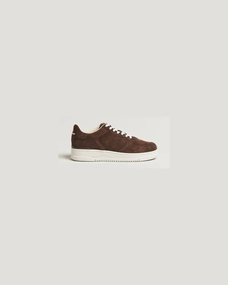 Ralph Lauren Masters Court Sneakers Chocolate Brown Braun