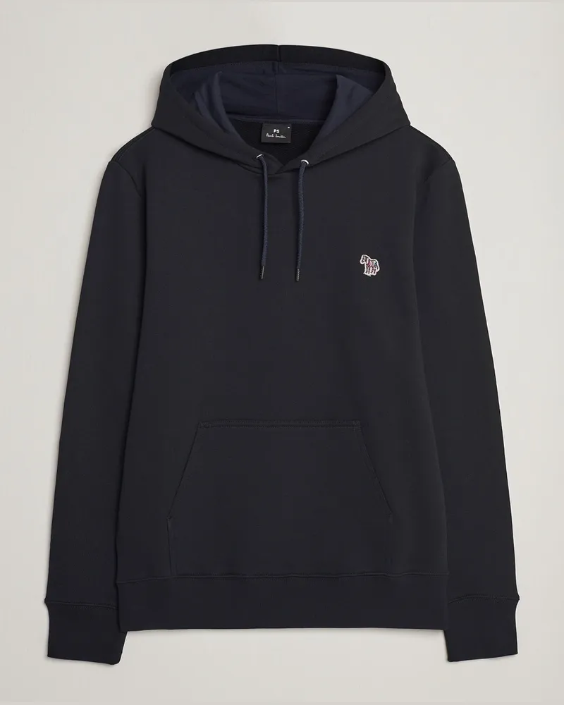Paul Smith Zebra Organic Cotton Hoodie Black Schwarz