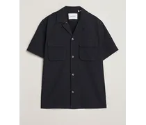 Osmund Seersucker Shirt Black