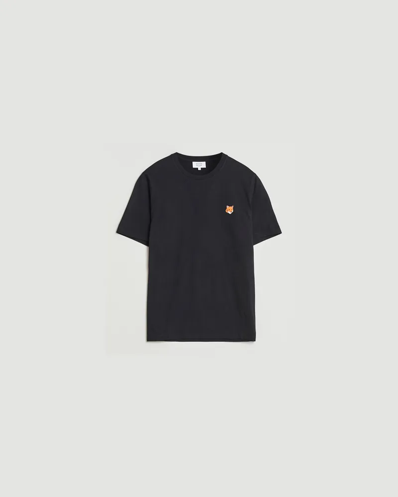 Kitsuné Fox Head T-Shirt Black Schwarz