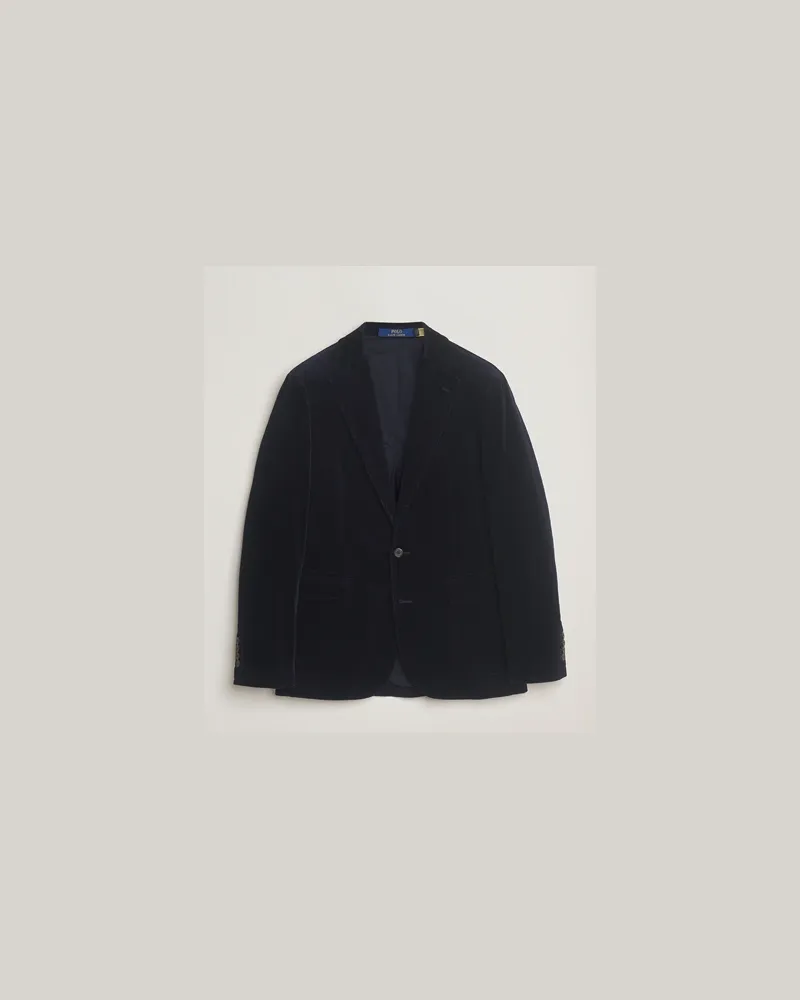 Ralph Lauren Single Breasted Corduroy Sportcoat Navy Blau