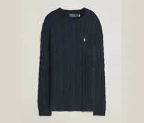 Cotton Cable Pullover Hunter Navy