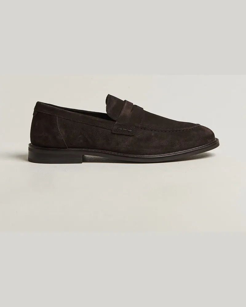 Gant Lozham Suede Loafer Dark Brown Braun