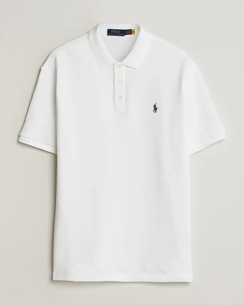 Ralph Lauren Island Terry Polo White Weiß