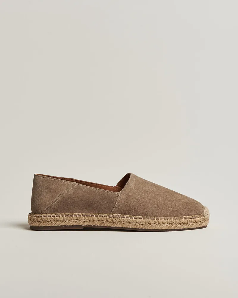 Ralph Lauren Cevio Suede Espadrilles Dirty Buck Braun