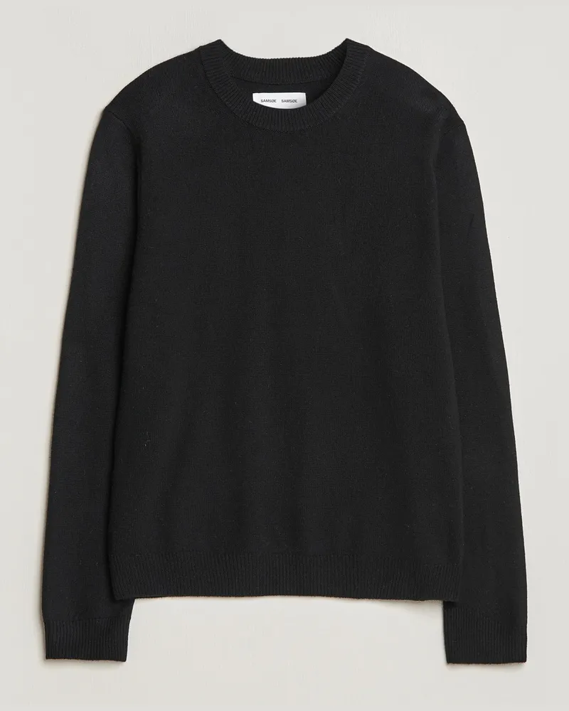 Samsøe & Samsøe Isak Crew Neck Black Schwarz