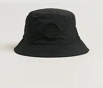 Nylon Metal Bucket Hat Black