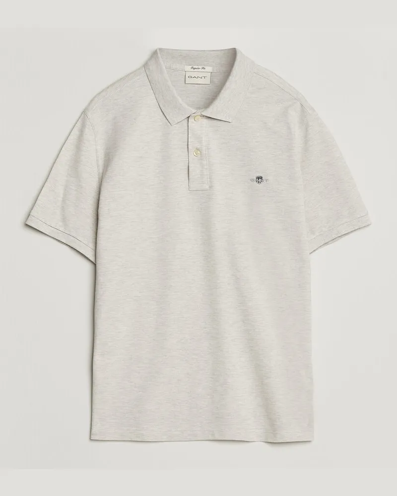 Gant The Original Polo Glacier Melange Grau