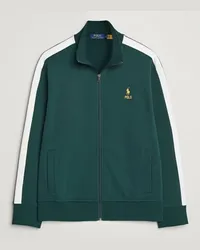 Ralph Lauren Double Knit Taped Sweatjacke Moss Agate Grün