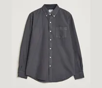 Classic Organic Oxford Button Down Shirt Lava Grey
