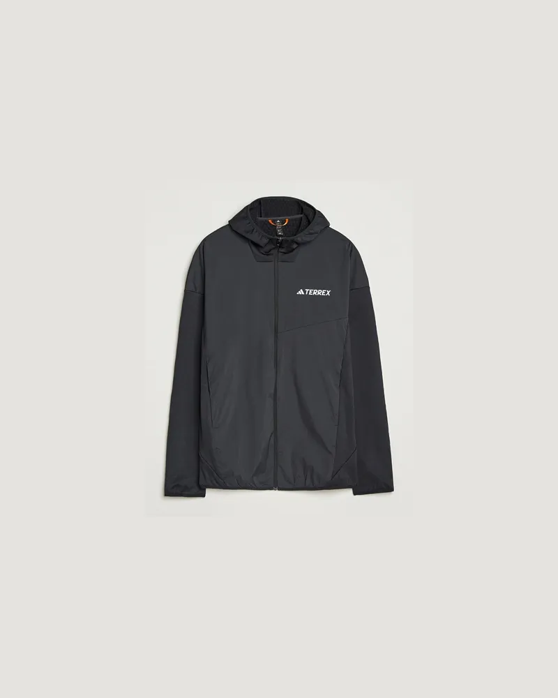 adidas XPR Wind Hooded Full Zip Black Schwarz