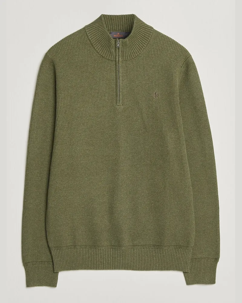 Morris Colin Half Zip Olive Grün