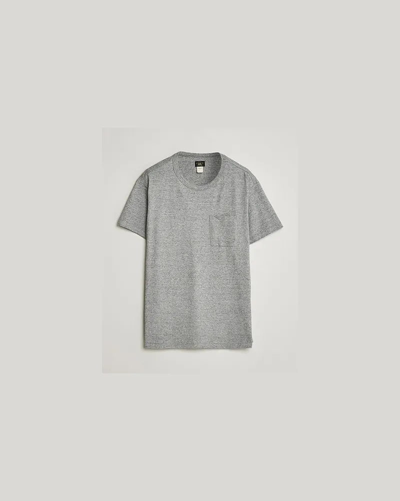 RRL 2-Pack Pocket Tee Heather Grey Grau