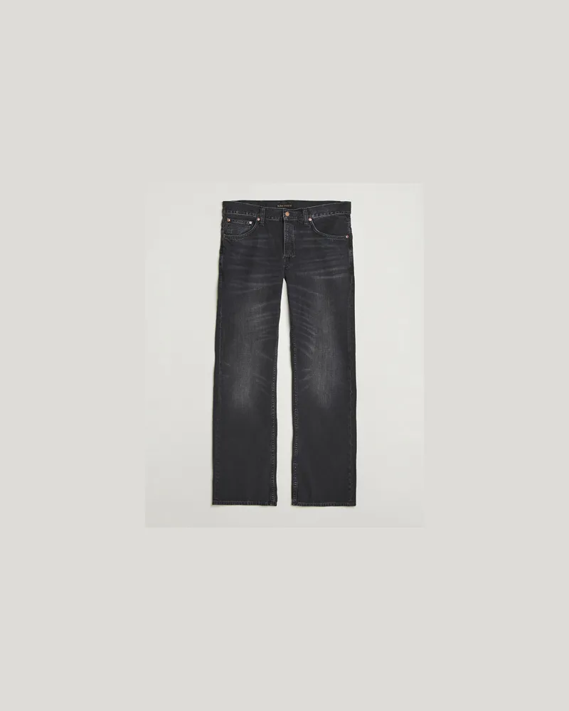 Nudie Jeans Flare Glenn Jeans Black Storm Schwarz