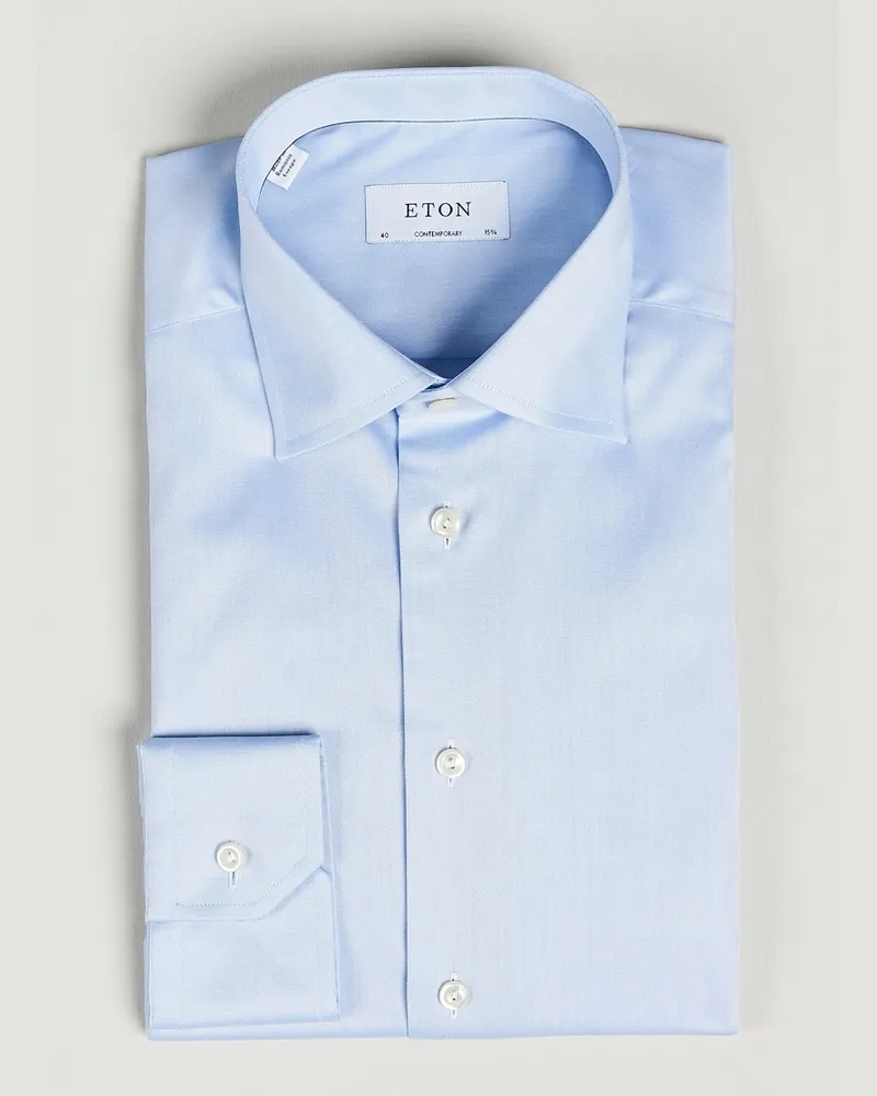 Eton Contemporary Fit Shirt Blue Blau