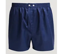 Classic Fit Woven Baumwoll Boxer Shorts Navy