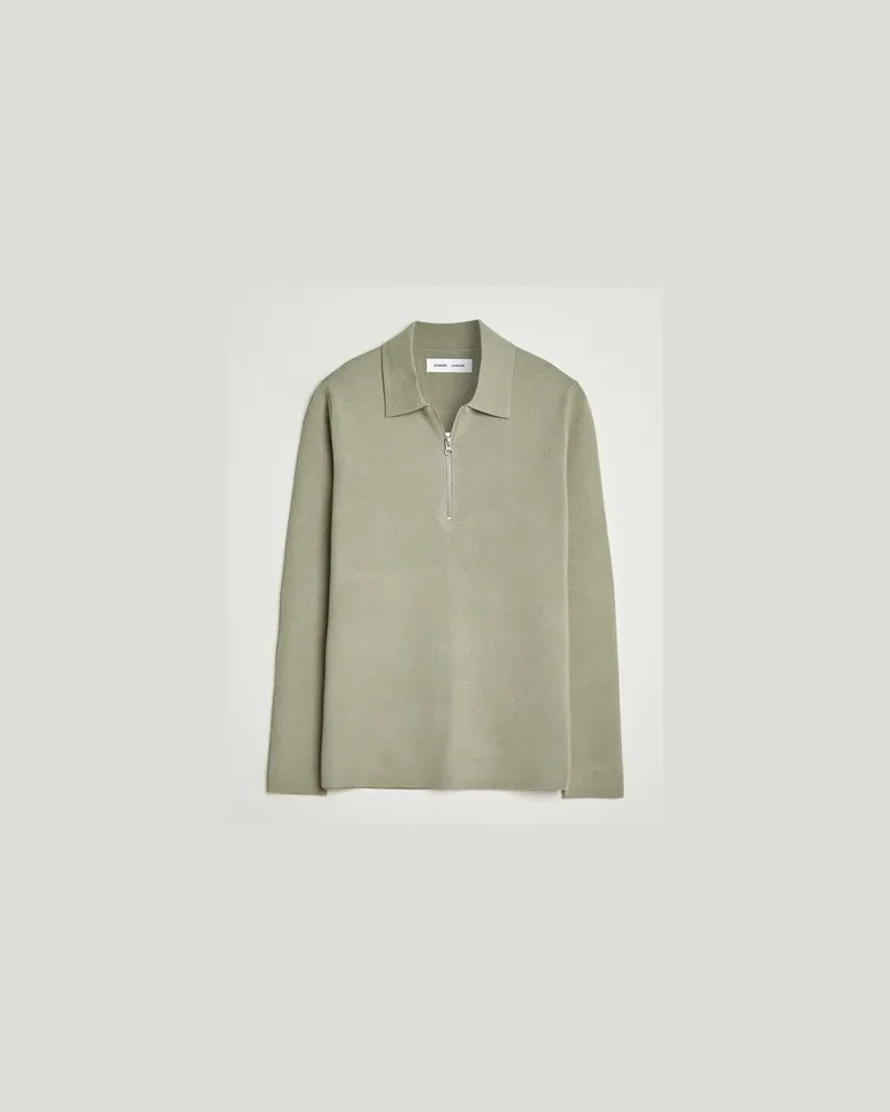 Samsøe & Samsøe Guna Half Zip Seagrass Grün