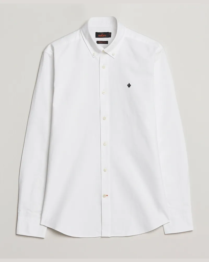 Morris Douglas Oxford Shirt White Weiß