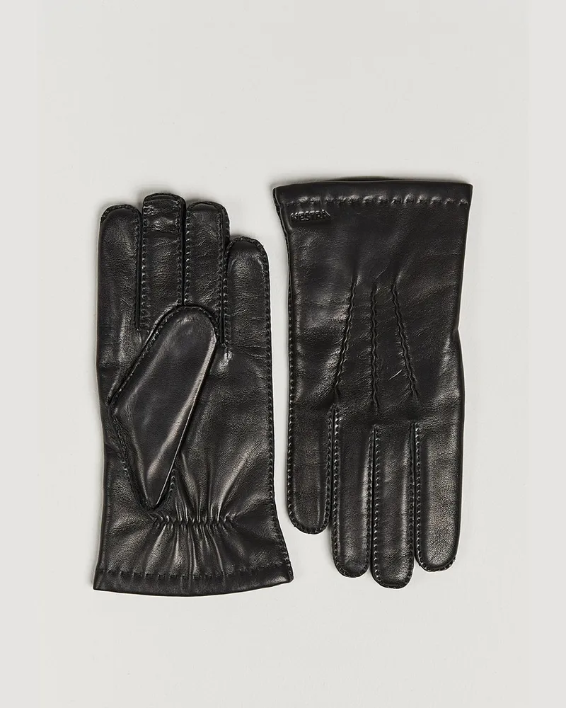 Hestra Edward Wool Lined Glove Black Schwarz