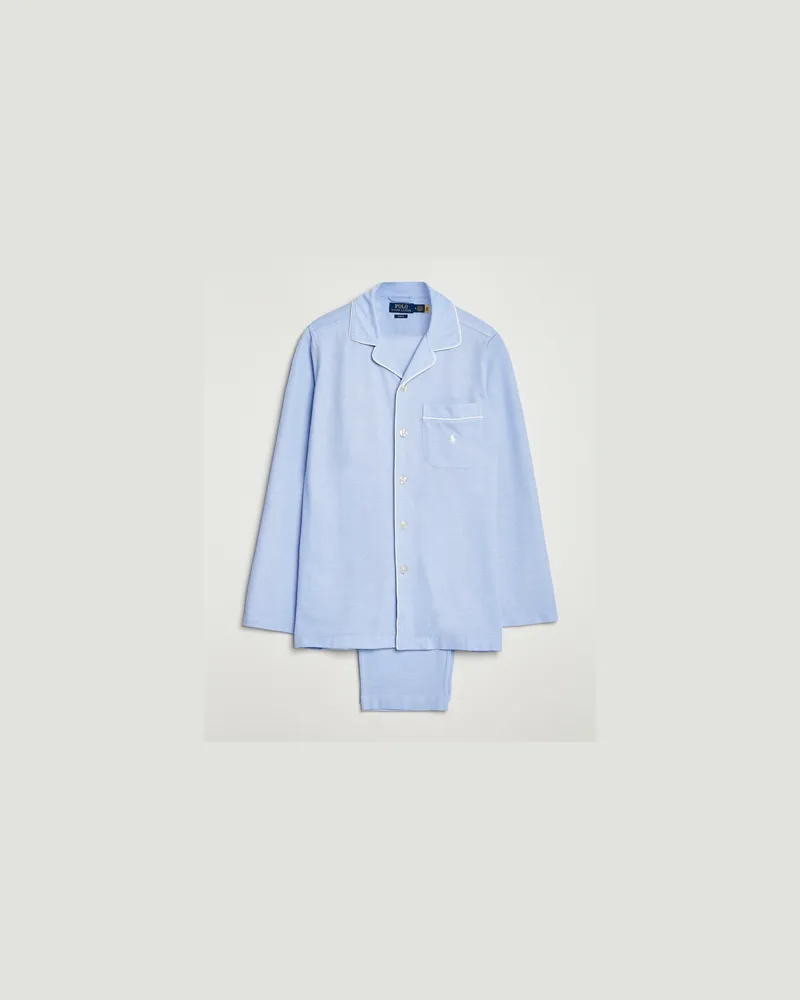 Ralph Lauren Cotton Pyjamas Set Blue Blau