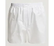 Classic Fit Baumwoll Boxer Shorts White