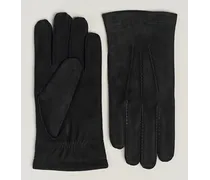 Arthur Woll Lined Suede Glove Black