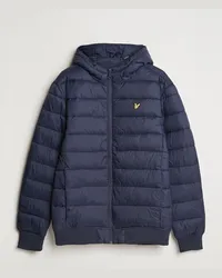 Lyle & Scott Wadded Hooded Jacket Dark Navy Blau