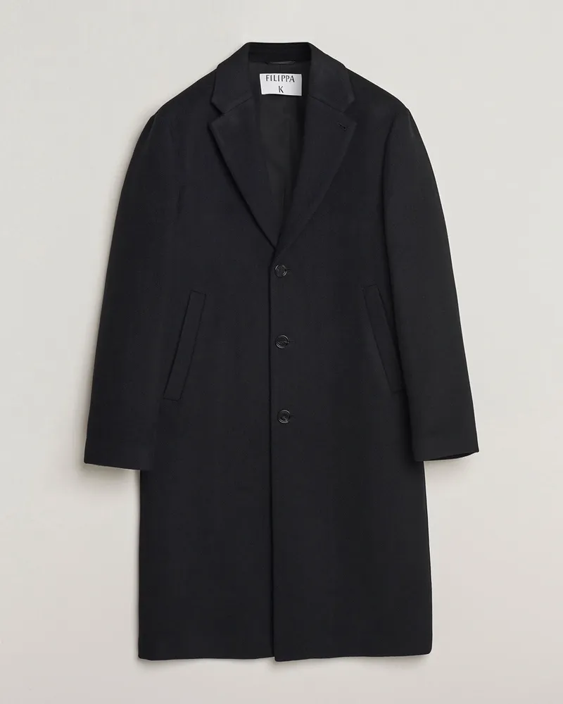 Filippa K London Wool Coat Black Schwarz