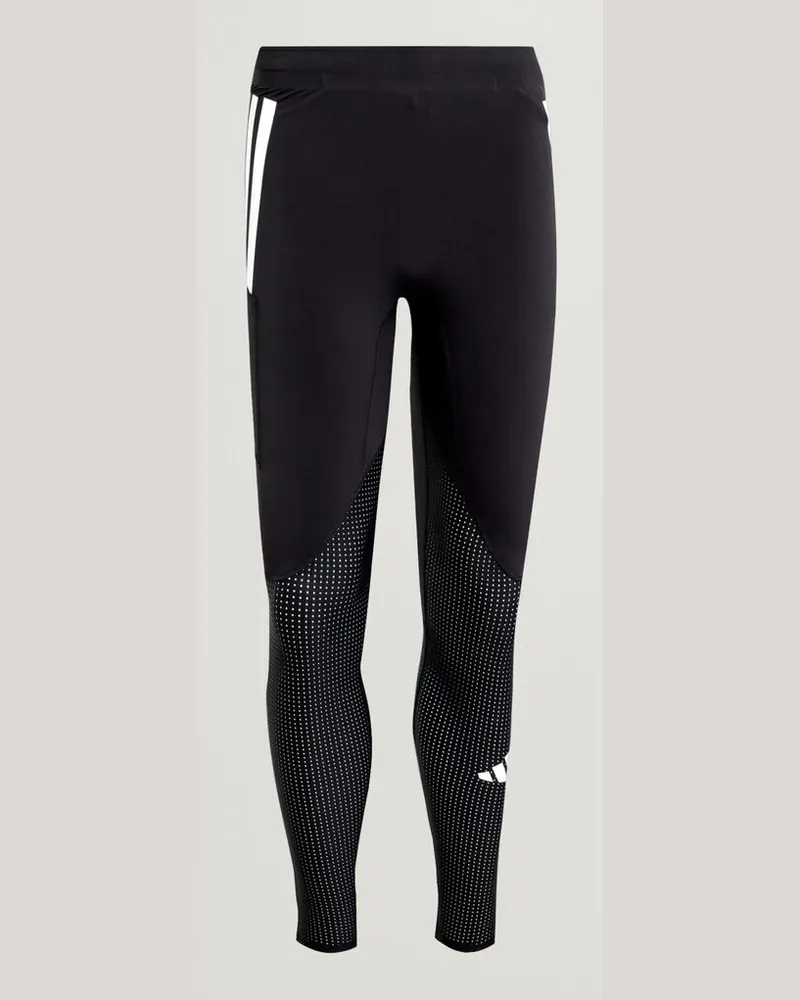 adidas Adizero Running Tights Black Schwarz