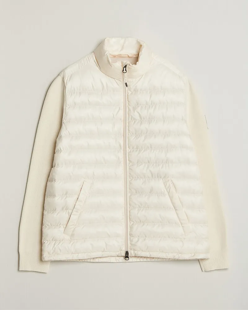 Gant Tournament Mixed Media Jacket Cream Weiß