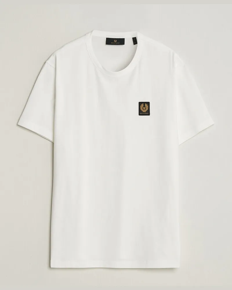 Belstaff Signature Crew Neck T-Shirt White Weiß
