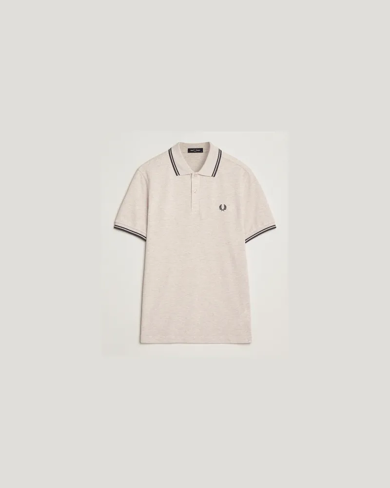 Fred Perry Twin Tipped Fred Perry Shirt Porrigde Marl Beige