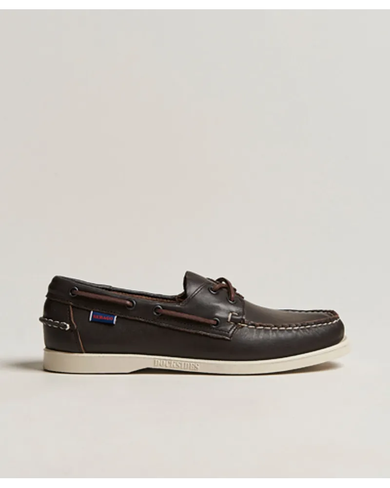 Sebago Dockside Boat Shoe Dark Brown Braun