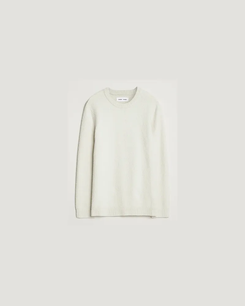 Samsøe & Samsøe Nino Knitted Sweater Silver Birch Weiß